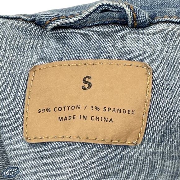 Jim Beam Unisex Medium Wash Denim Button Up Trucker Jean Jacket | NEW!! - Picture 8 of 11